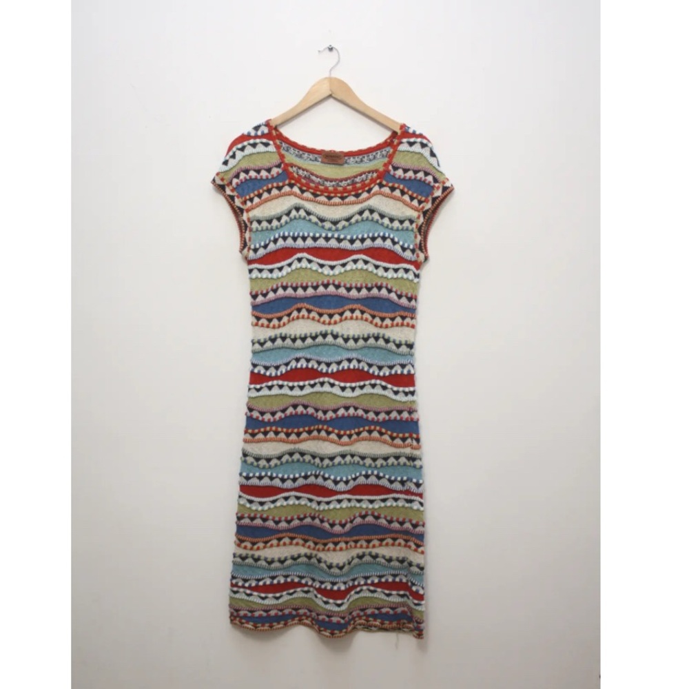 Missoni Multicolor Zigzag Mini Dress